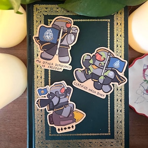 Patriots Pack - Helldivers 2 Sticker Pack - 3 Stickers
