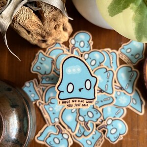 Last brain cell - No clue what you just said - cute funny sticker