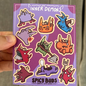Lil&#39; Inner Demons - Sticker Sheet