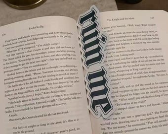 Ruin Me Gothic Bookmark | Handmade Dark Romance Bookmark