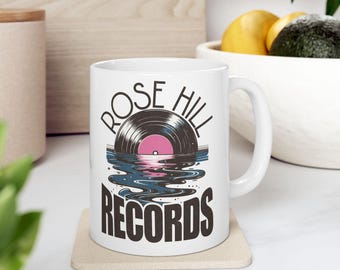 Rose Hill Records Coffee Mug Elsie Silver Wild Love Rose Hill Series Bookish Merch Book Lover Gift Ford Grant Rosalie Belmont