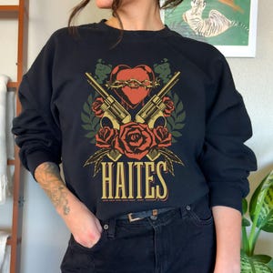 Haites Family Crewneck Sweatshirt Magnolia Parks Daisy and Julian Haites Christian Hemmes Romance Reader Gifts Bookish Merch
