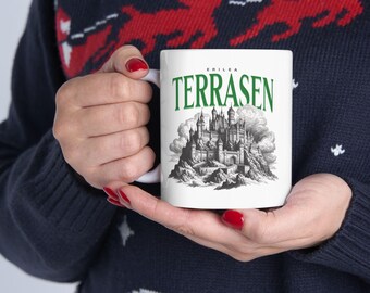 Terrasen Erilea Coffee Mug Bookish Gift Throne of Glass
