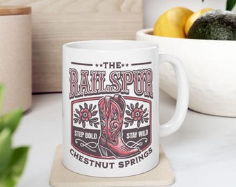 The Railspur Chestnut Springs Coffee Mug Bookish Merch Eaton Brothers Elsie Silver