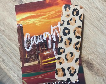 Leopard Print Bookmark | Laminated Cardstock, Book Lover Gift