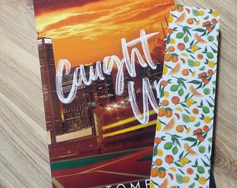 Handmade Citrus Fruit Bookmark, Laminated Vibrant Design