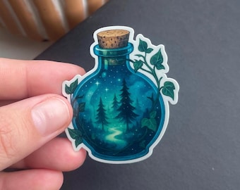 Enchanted Forest Bottle Sticker