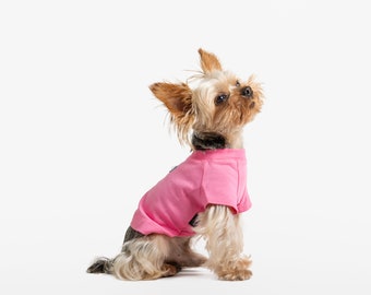 bump up® Air Tag T-shirt, Pink, Fluorescent Color, Dog Clothing, Cute Dog Clothes