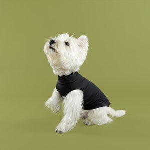 bump up® Com-Fit, High Quality Yoga Fabrics, Comfortable and Fit, Black Color, Dog Clothing image 3