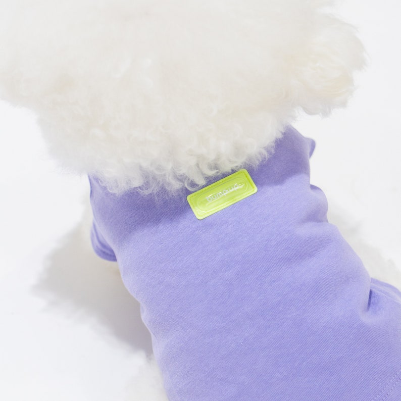bump up® Air Tag T-shirt, Purple, Fluorescent Color, Dog Clothing, Cute Dog Clothes image 5