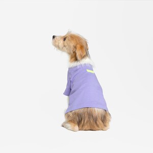 bump up® Air Tag T-shirt, Purple, Fluorescent Color, Dog Clothing, Cute Dog Clothes image 2