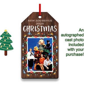 A New Zoo Christmas! Each ornament comes with an autographed picture signed by Doug and Emmy Jo!