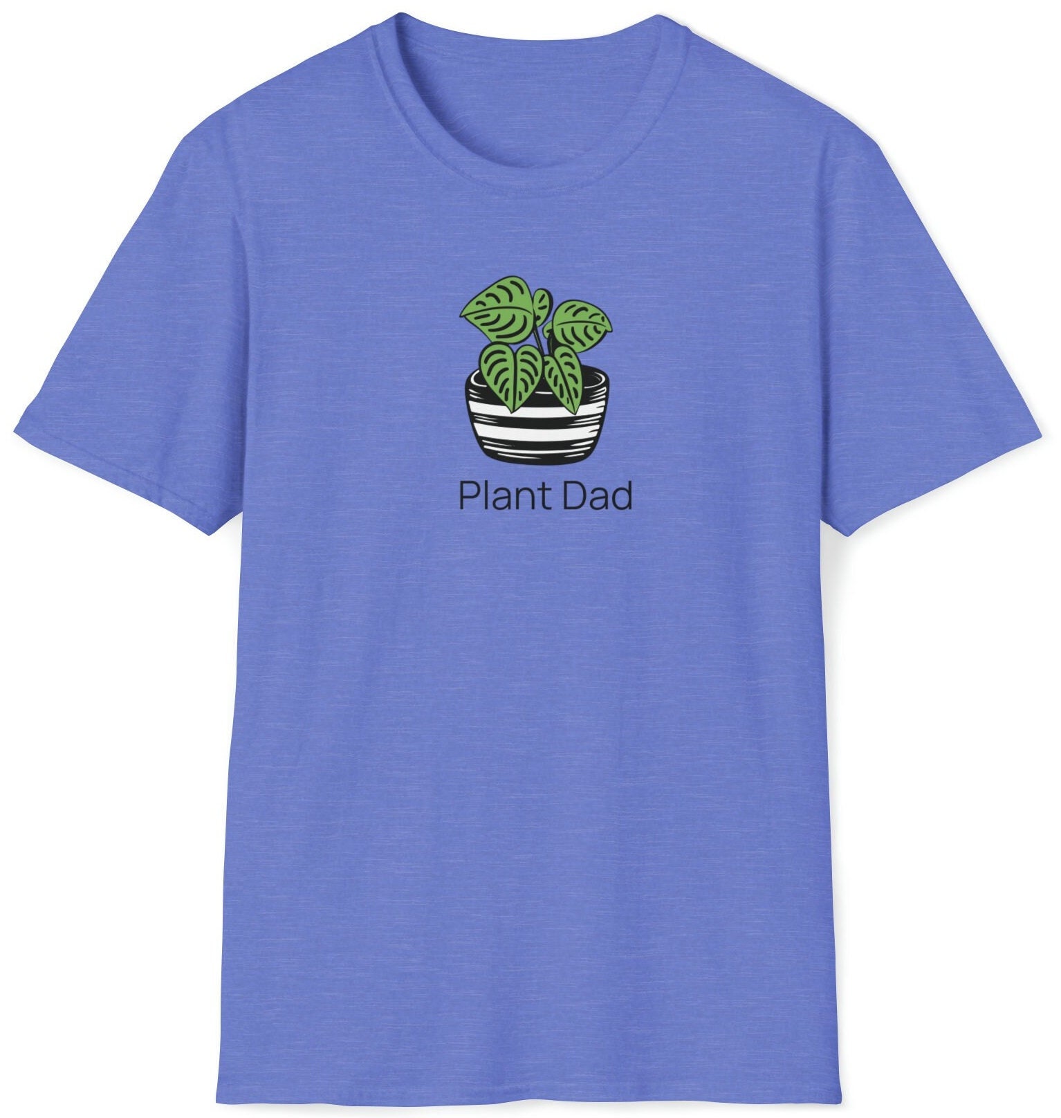 Plant Dad T-shirt: Potted Philodendron Graphic Tee - Etsy Israel