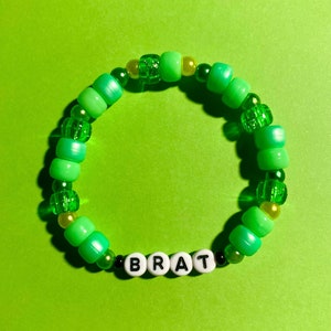 BRAT charli XCX Album Bracelet Brat Summer Beaded Concert Friendship Bracelet