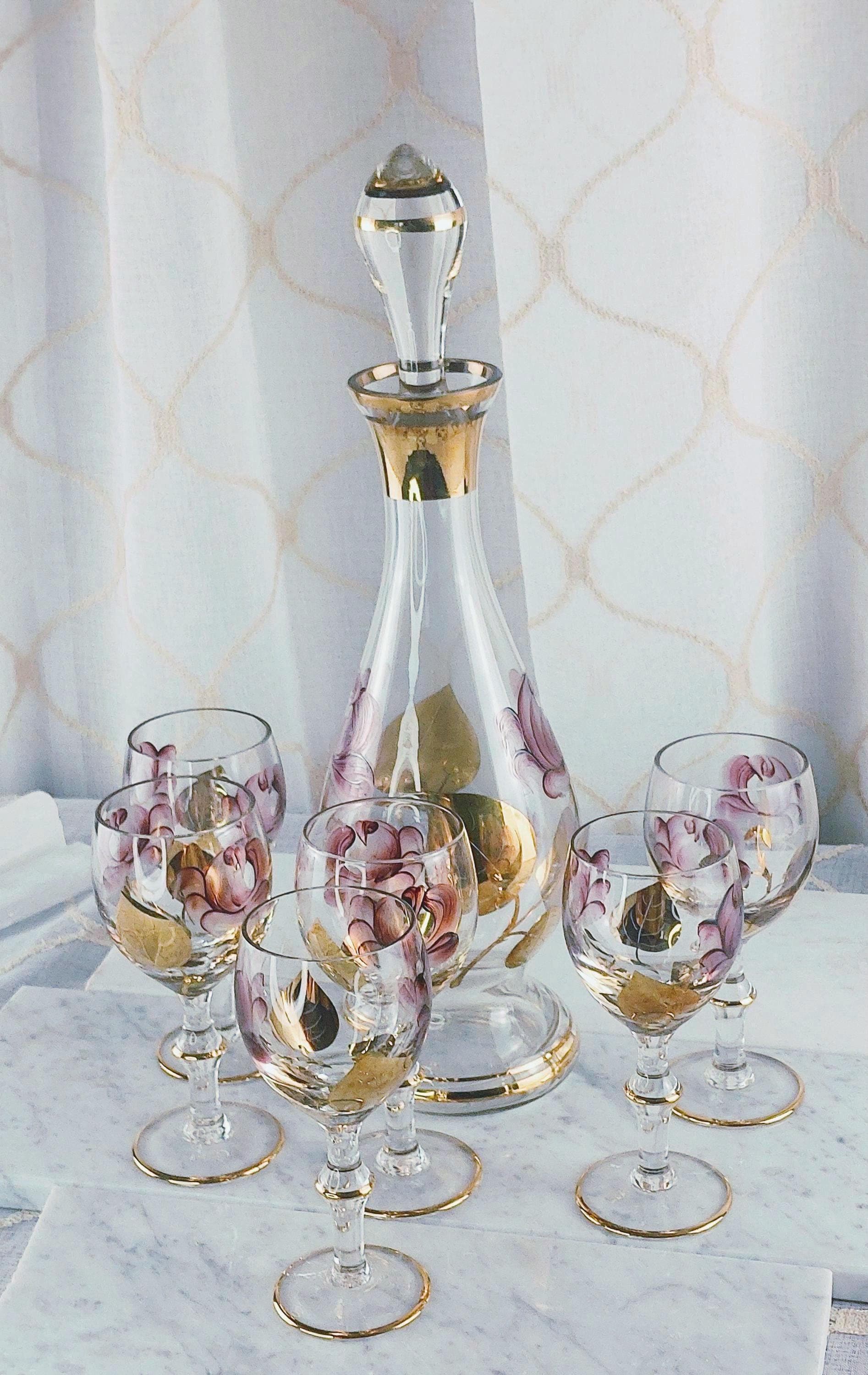 ヴィンテージ デキャンタセット『ARMORS DECANTER SET Blaster Force Gun Whiskey & Wine Decanter Set Glasses