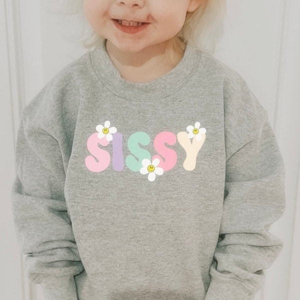 Sissy Youth Crewneck Sweatshirt | Groovy Daisies | Sissy