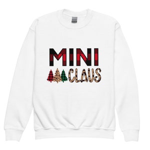 Mini Leopard Claus Crewneck Sweatshirt