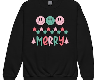 Merry Stars Youth Crewneck Sweatshirt