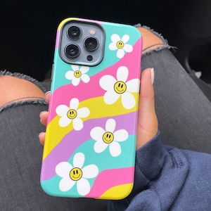 スマイリーデイジー iPhone®用タフケース | グルーヴィーデイジー | iPhone 12 13 14 15