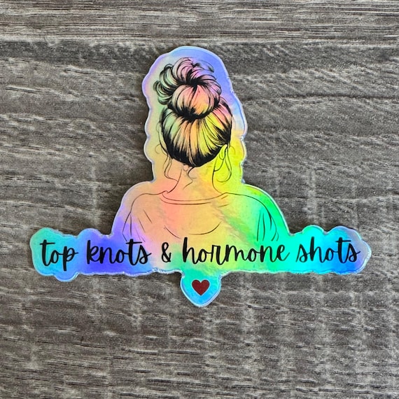 IVF Sticker | IVF Journal Stickers | Hologram Vinyl Sticker | IVF Affirmation Sticker | Infertility Sticker | Positive Motivational Sticker