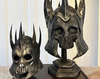 Eredin Helmet + Blade + Stands - Scale 1:1 - The Witcher 3 Wild Hunt