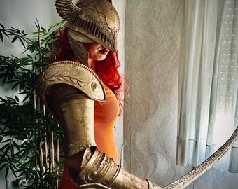 Elden Ring Malenia Set Helmet, Blade, Arm and stands (Digital)