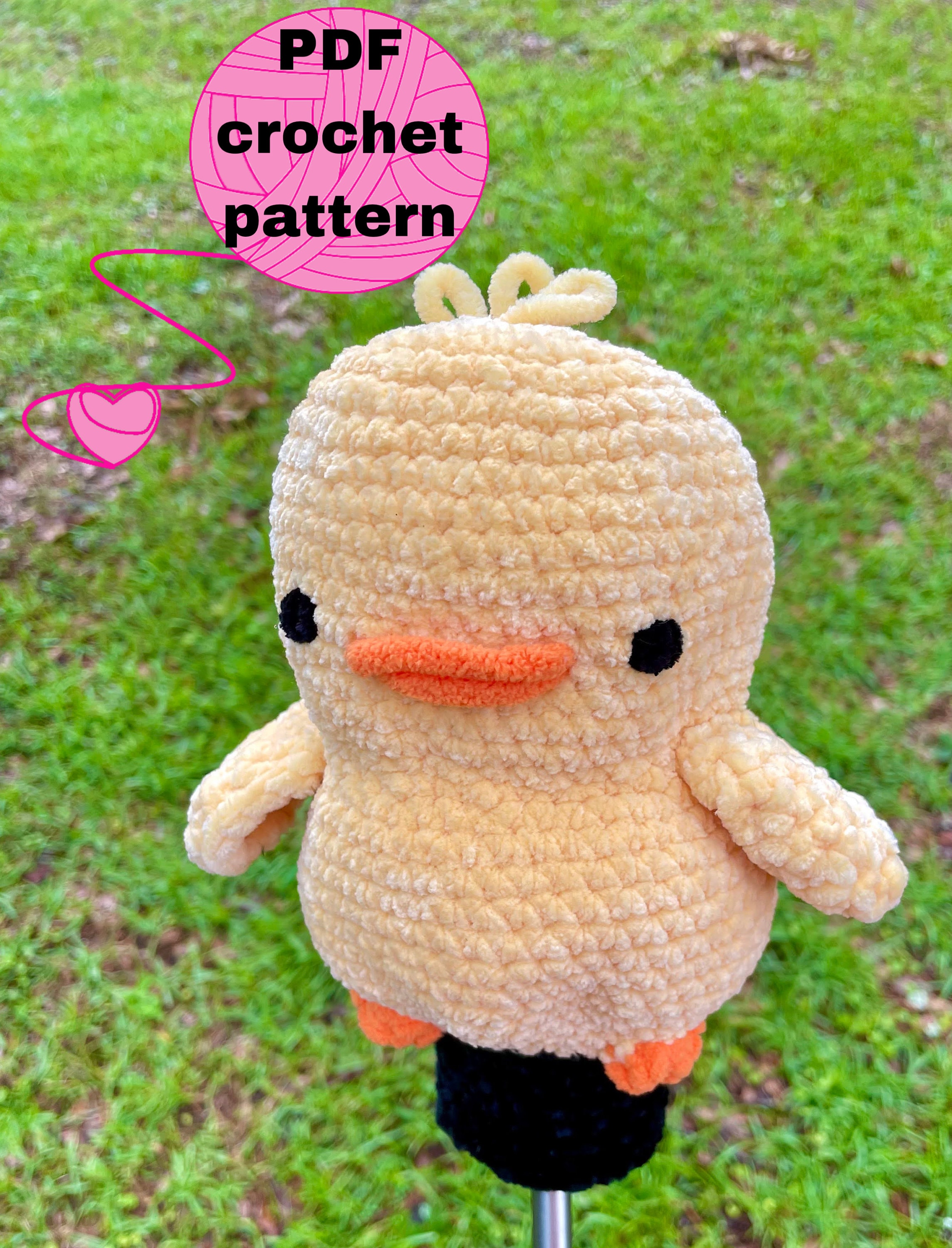 30 Golf Club Cover Crochet Patterns for Handmade Headcovers with Personality 15 Birdie Hybrid Head Cover, No-Sew