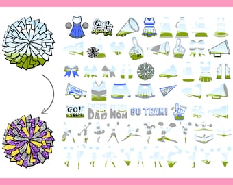 Modello modificabile per cornice Canva per cheerleader, cornice Canva personalizzata per mamma cheerleader, file per fiocco da cheerleader Coquette, crea il tuo file PNG, design a sublimazione