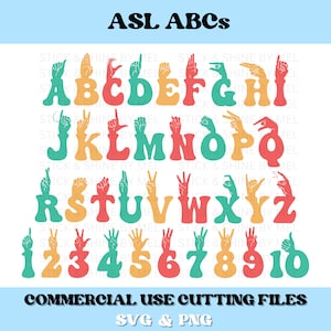 Alfabeto ASL SVG, letras de linguagem de sinais americana SVG, letras de linguagem de sinais Png, fonte de carta de comunicação auditiva, Asl Hands Svg