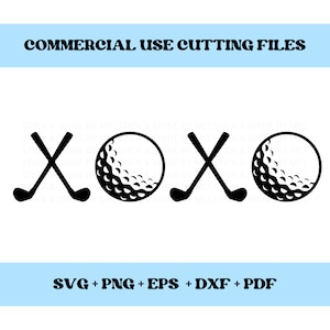 XOXO Golf SVG, Golf svg, Golf Ball svg, Golf Club svg, Love Golf svg, Oro png, XOXO svg, Golf png, Golf Ball, png, dxf, eps, Sublimación