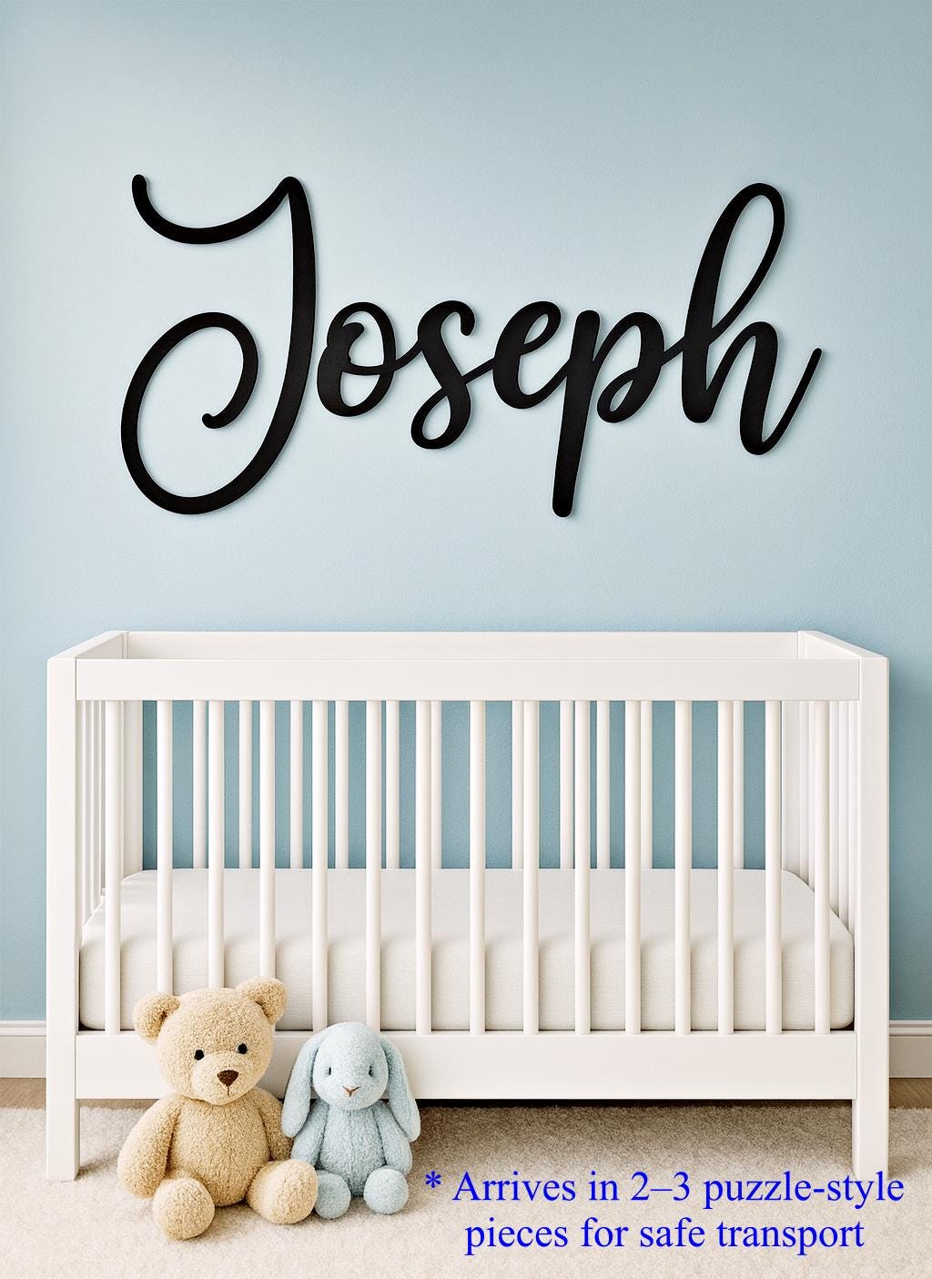 Personalized Wooden Nursery Name Sign • Custom Toddler Name Sign • Baby ...