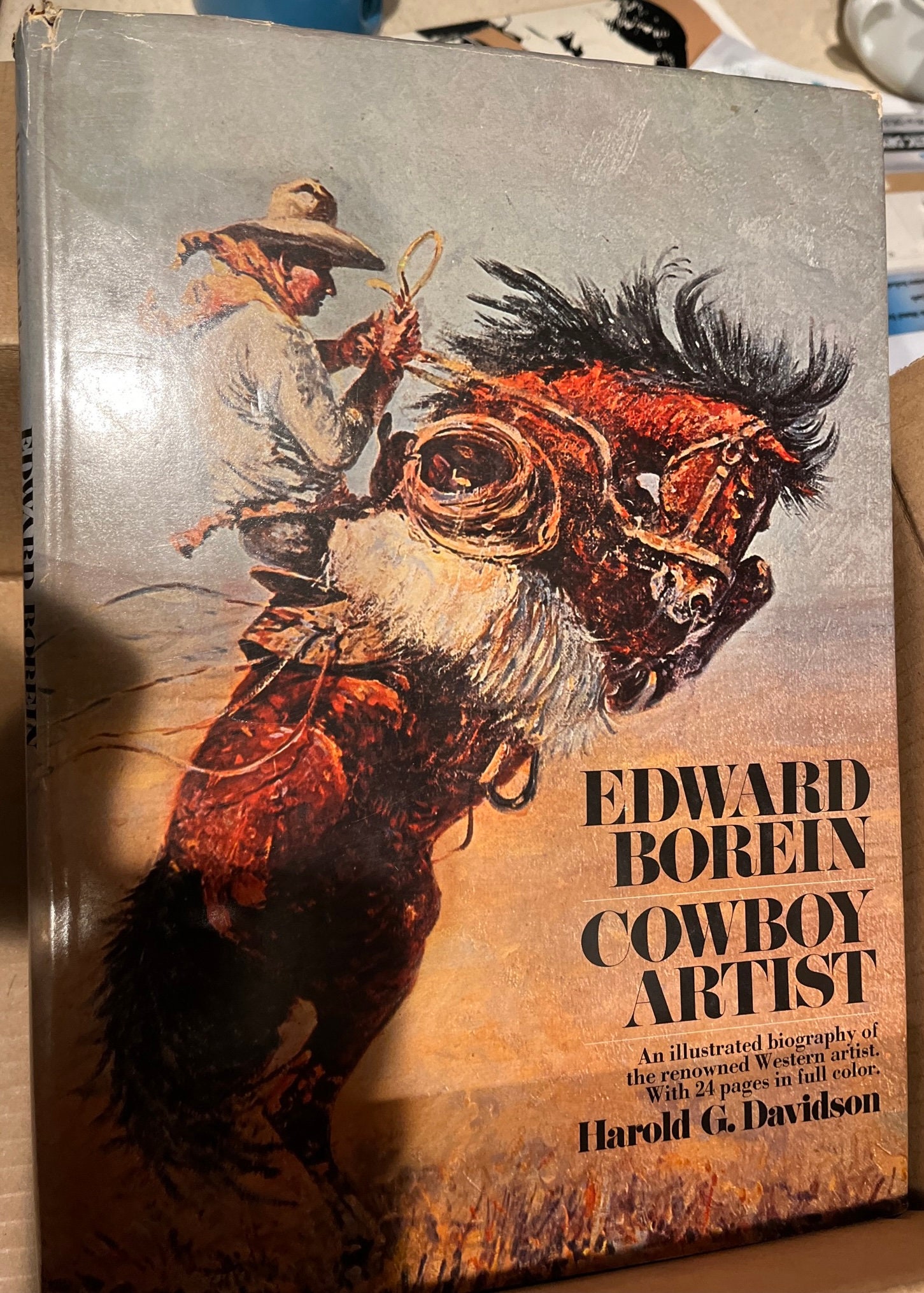 Harold Davidson: Edward Borein Cowboy Artist, 1st HB W/dj 