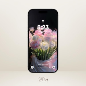 10 Floral Aesthetic Phone Wallpapers Bundle - Elegante digitale Hintergründe für iPhone & Android | Sofort Download