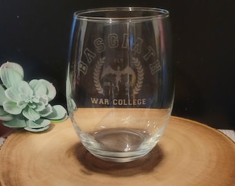 Basgiath War College Wine Glass / FW Wine Glass / IF Wine Glass