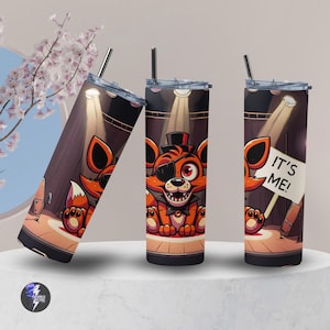 Foxy! Five Nights at Freddy’s Tumbler, 20 oz tumbler, gift