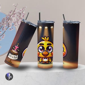 Chica the Chicken! Five Nights at Freddy’s Tumbler, 20 oz tumbler, gift