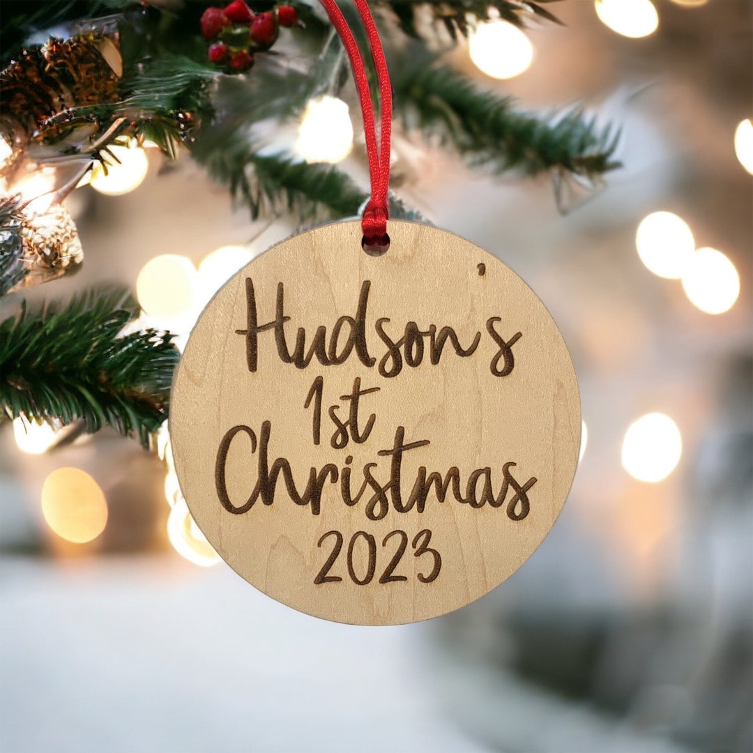 Personalized First Christmas Ornament 