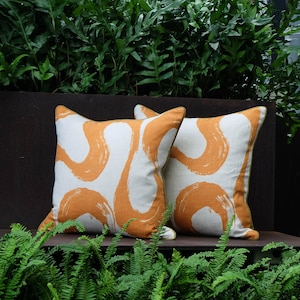 Set of 2, Amber Brush Full Front Pillows, Multiple Sizes: Covers and Inserts