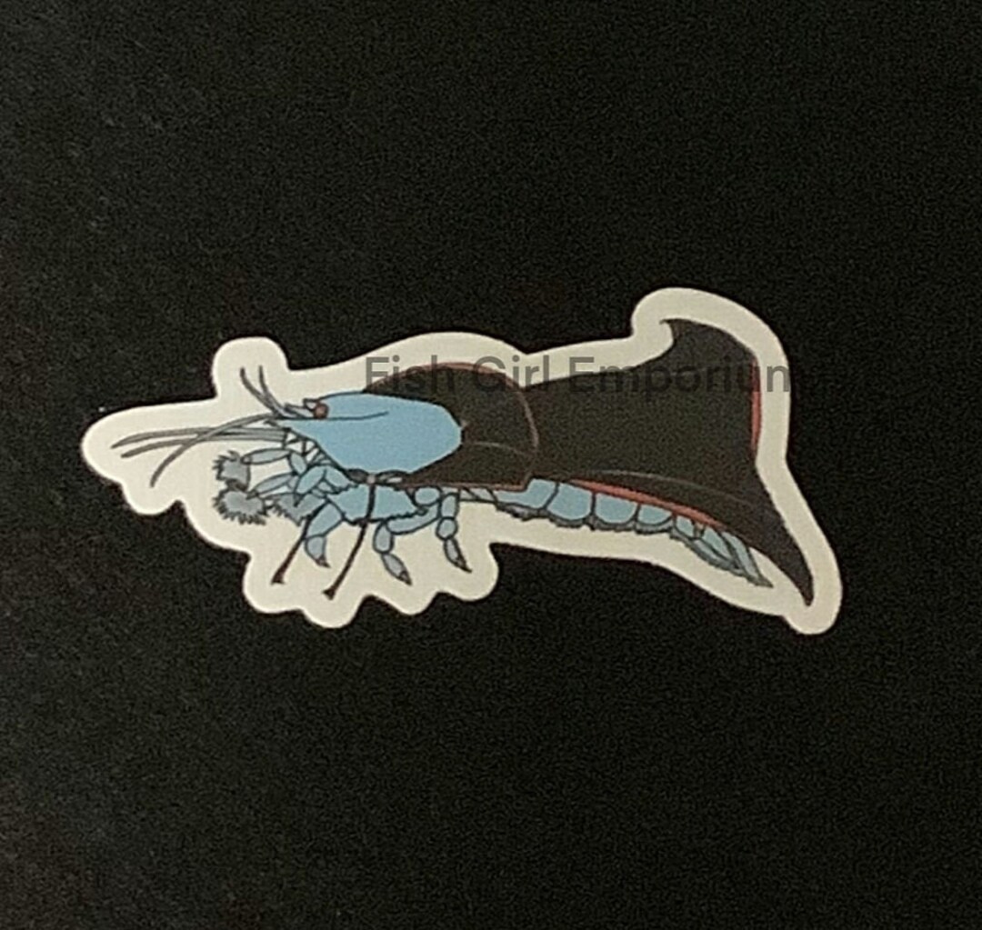 Vampire Shrimp Sticker - Etsy