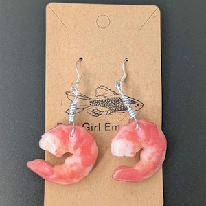 Simulation Shrimp earrings