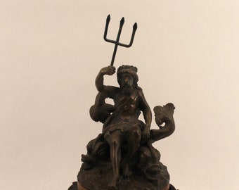 Poseidon God of the Sea Greek Mythology Bronze Statue Sculpture