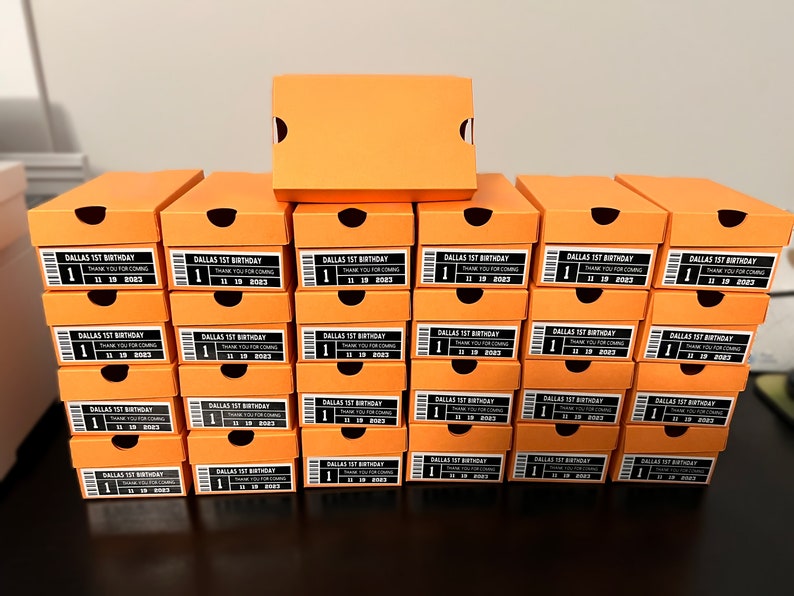 Shoe Box/sneaker Box/treat Box/candy Box/party Favor Etsy