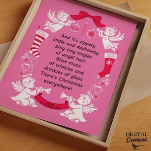 Eloise At Christmastime Song Print | Eloise Inspired Printable Wall Art | Digital Download