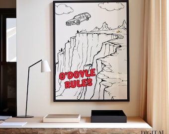 O'Doyle Rules Poster | Billy Madison Inspired Print | Adam Sandler Inspired Poster