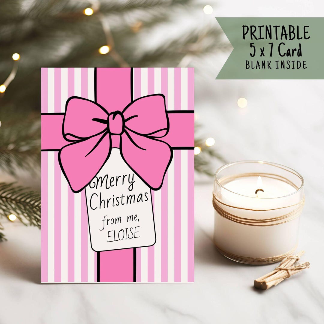 Eloise at Christmastime Card | Eloise at the Plaza Printable Christmas ...