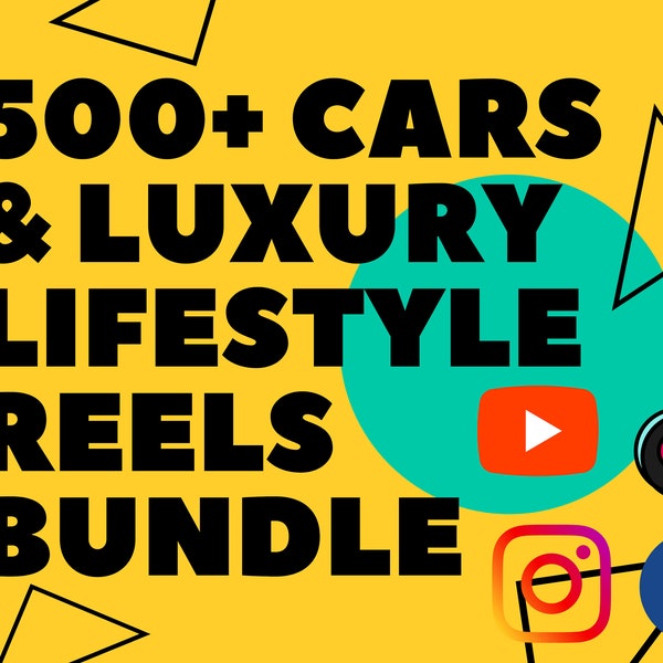 500+ Cars Reels bundle,Instagram reels,reel videos,luxury lifestyle reels,,facebook reels,TikTok Videos, YouTube Shorts