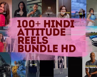 Bundel met 100+ Attitude-rollen, Instagram-spoelen, haspelvideo's, AI-spoelen, Facebook-spoelen, TikTok-video's, YouTube-shorts