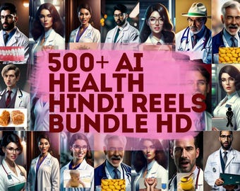500+ Health Reels Bundle,Instagram reels,reel videos,Ai reels,facebook reels,TikTok Videos,YouTube Shorts