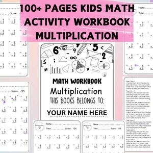 100+ Multiplication Math Activity,Home school maths,Maths Worksheets,Multiplication,Addition worksheet,Learning Math,Math printable Kids