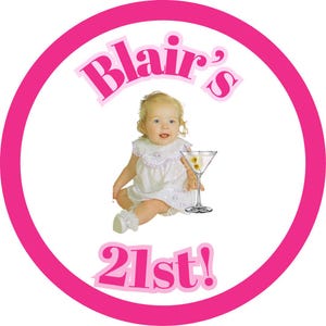 21st Birthday stickers